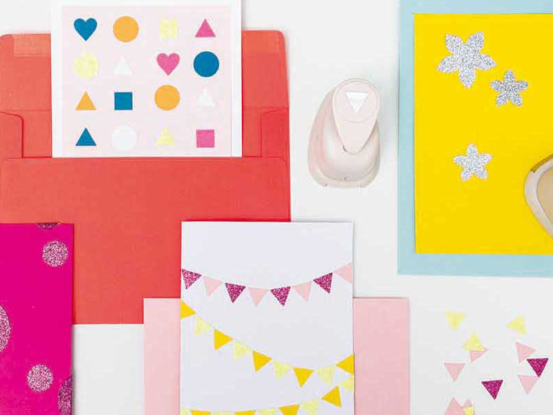 achat Bloc de papier à paillettes A4 - blanc - doré - argenté