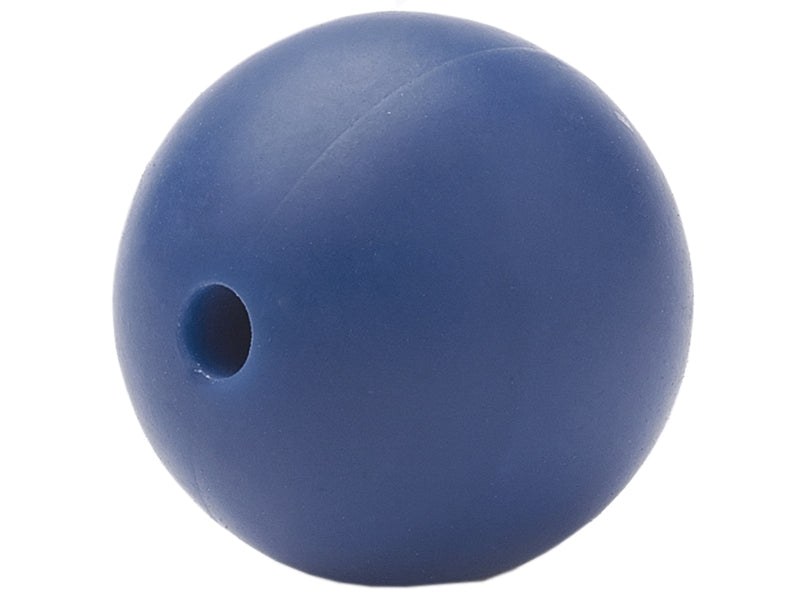 Achat Lot de 5 perles rondes de 12 mm en silicone - Bleu nuit