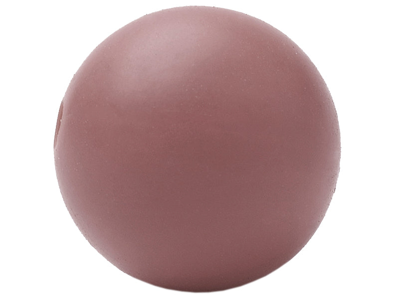 achat Lot de 5 perles rondes de 12 mm en silicone - Terracotta