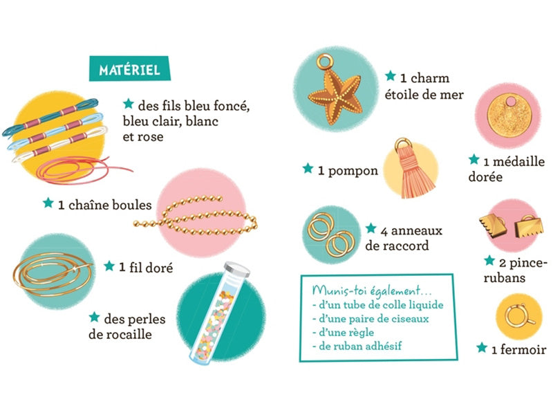 Achat Kit créatif - mon magnifique bracelet brésilien - mon superbe bijou