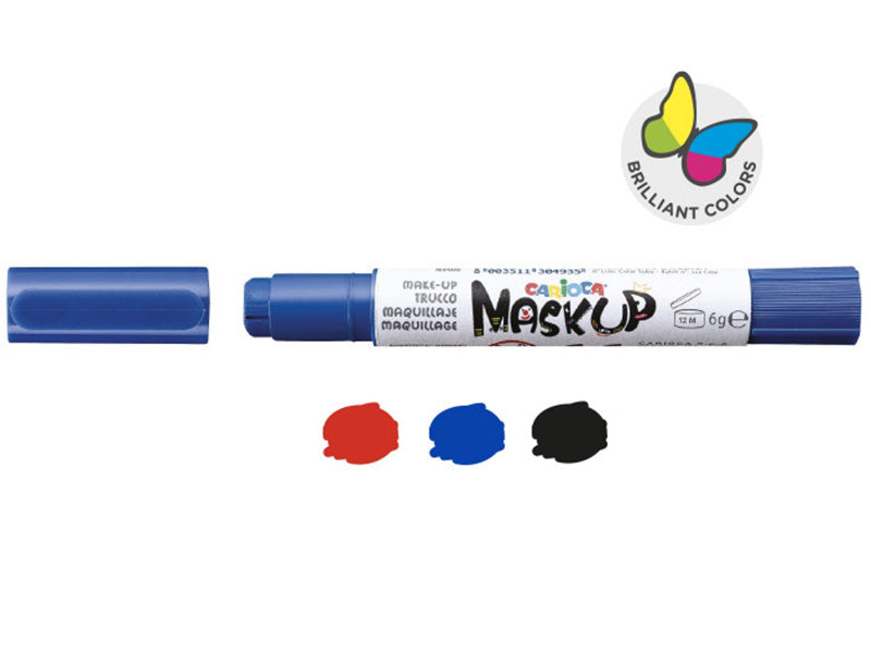 Achat 3 sticks de peinture sur visage - Maskup Carnaval - Carioca