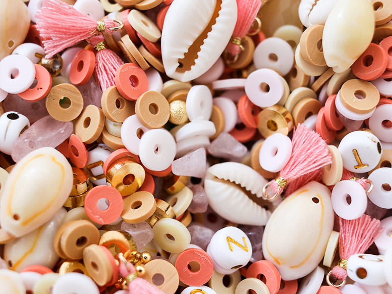 achat Mélange de perles heishi et de breloques - Marrakech