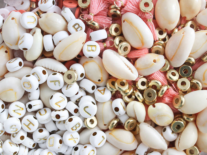 achat Mélange de perles heishi et de breloques - Marrakech