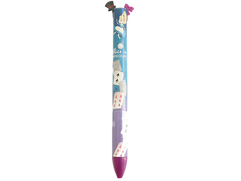 Achat Stylo bicolore noir et fuchsia - Alice - Legami