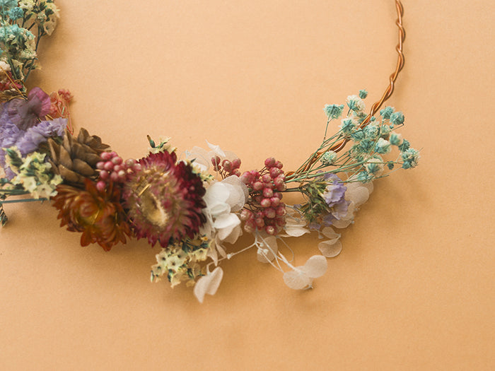 Achat KIT MKMI - Ma couronne de fleurs séchées