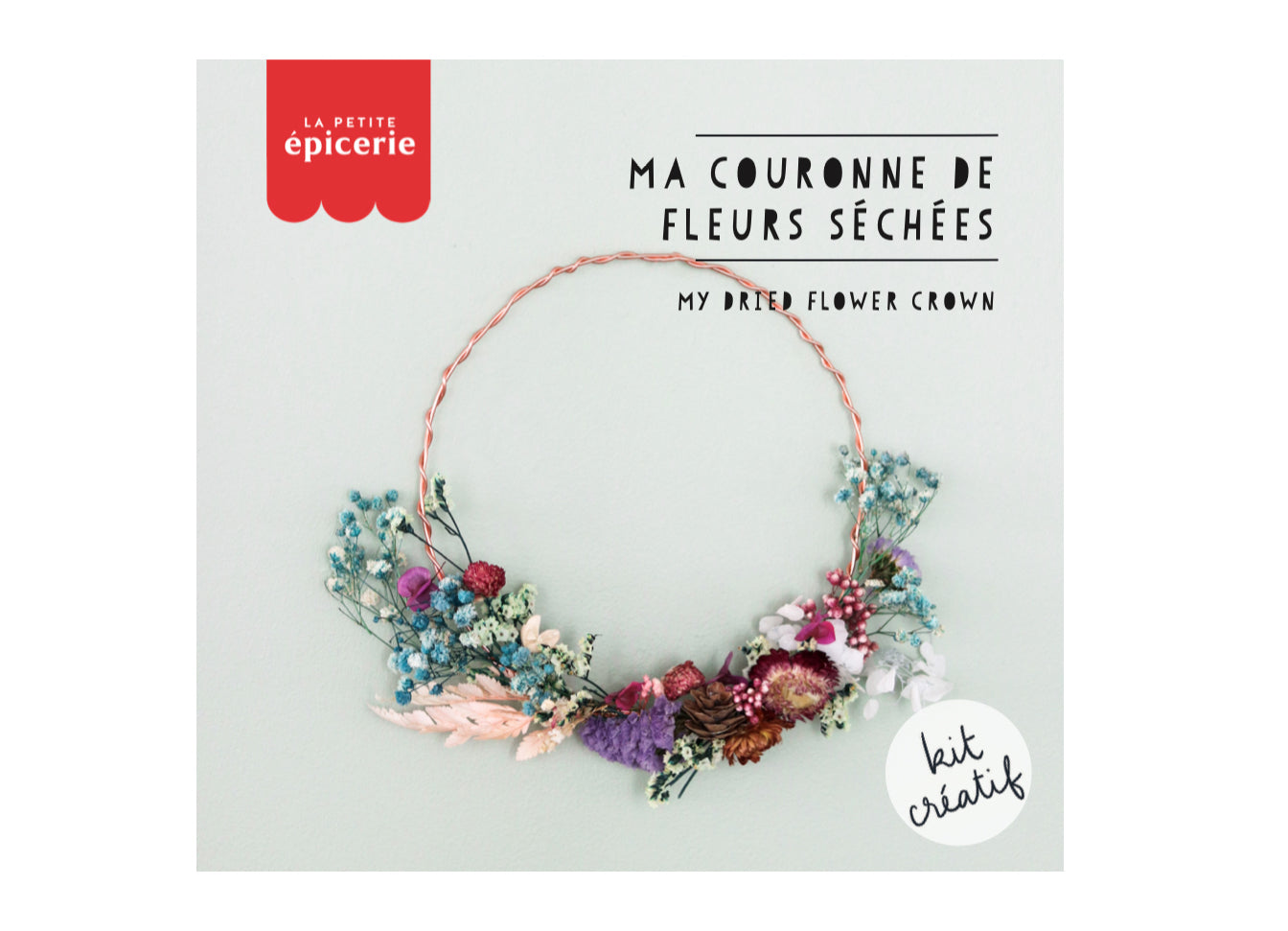 Achat KIT MKMI - Ma couronne de fleurs séchées