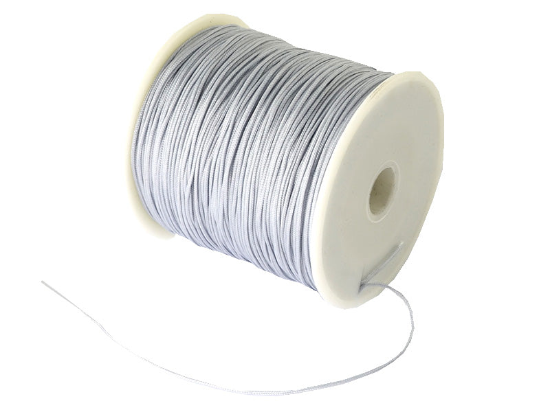 Achat 1 m de fil de jade / fil nylon tressé 0,5 mm - gris