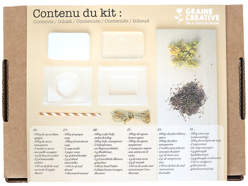 Achat Coffret Savons fleuris à faire soi-même