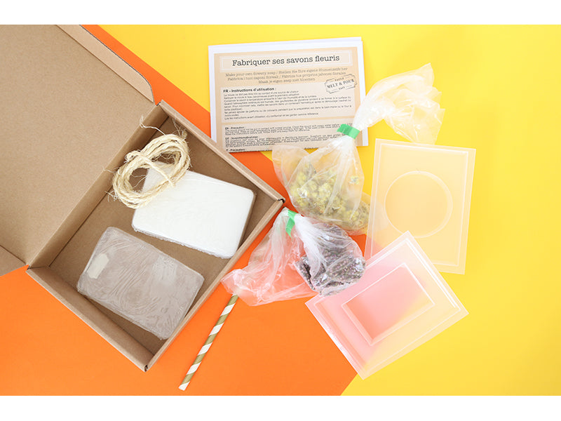 achat Coffret Savons fleuris à faire soi-même