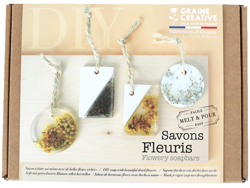 Achat Coffret Savons fleuris à faire soi-même
