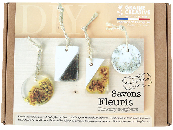 Achat Coffret Savons fleuris à faire soi-même