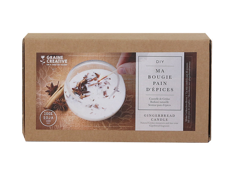 achat Coffret Ma bougie pain d'épices - DIY
