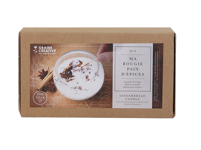 Achat Coffret Ma bougie pain d'épices - DIY