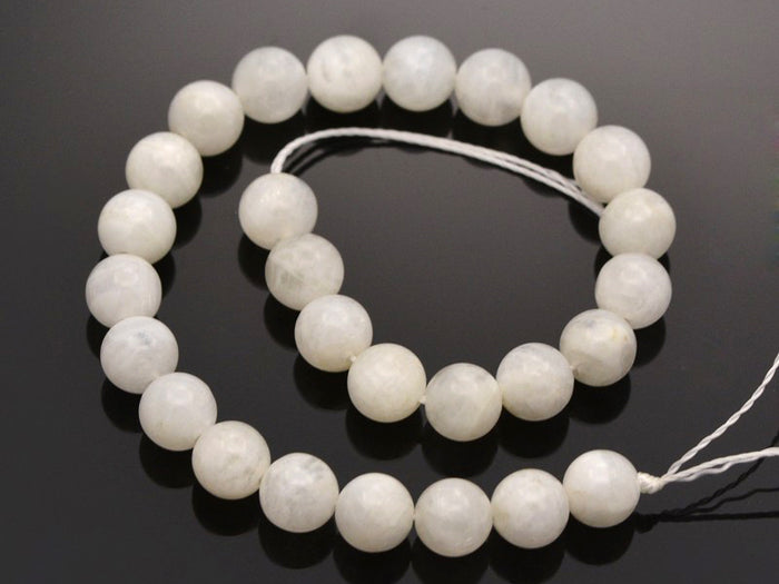 Achat Lot de 15 perles naturelles 6 mm - Pierre de lune