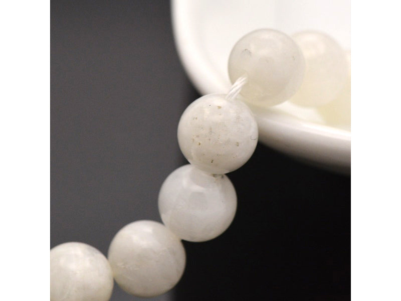 achat Lot de 15 perles naturelles 6 mm - Pierre de lune