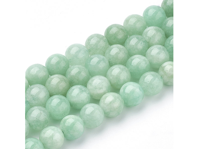 achat Lot de 15 perles naturelles rondes 6 mm - Jade verte
