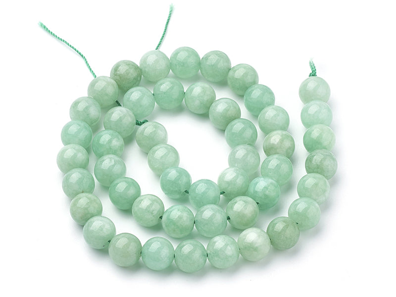achat Lot de 15 perles naturelles rondes 6 mm - Jade verte