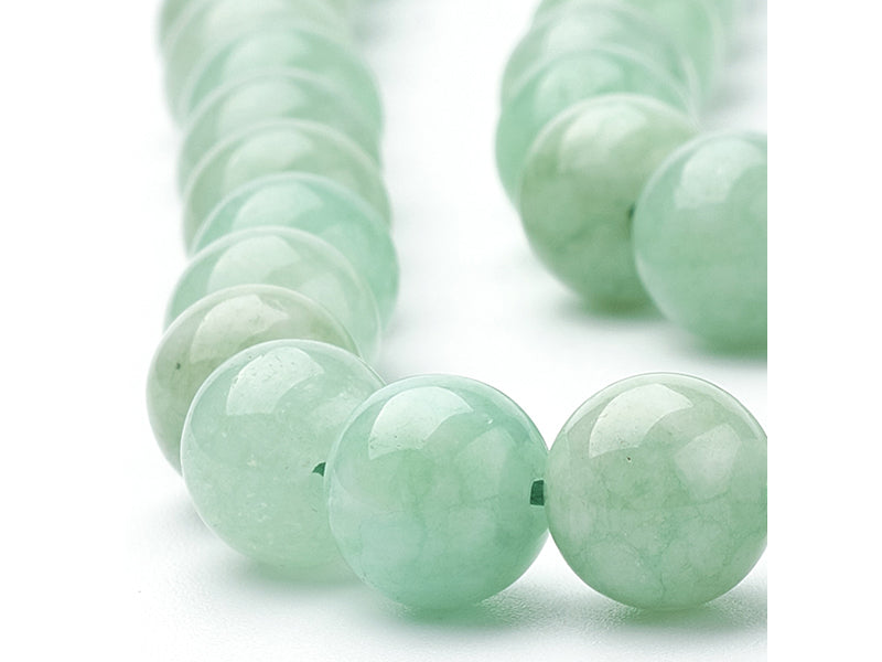 Achat Lot de 15 perles naturelles rondes 6 mm - Jade verte
