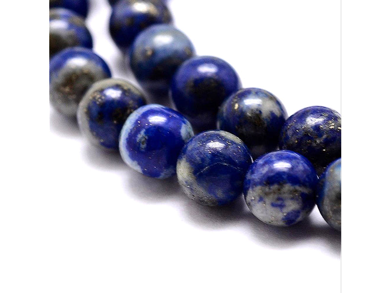 Achat Lot de 15 perles naturelles rondes 6 mm - Lapis-lazuli