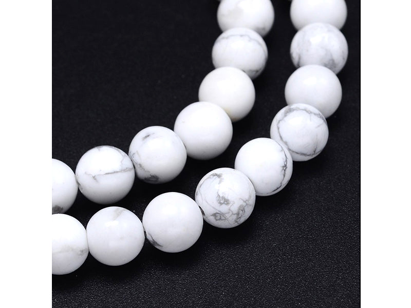 achat Lot de 15 perles naturelles rondes 6 mm - Howlite