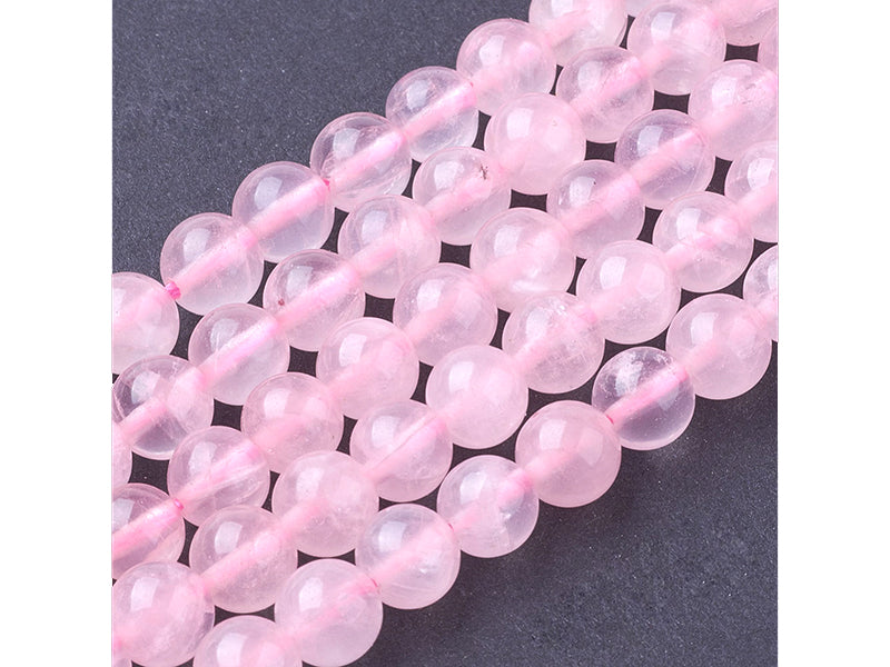achat Lot de 15 perles naturelles 6 mm - Quartz rose