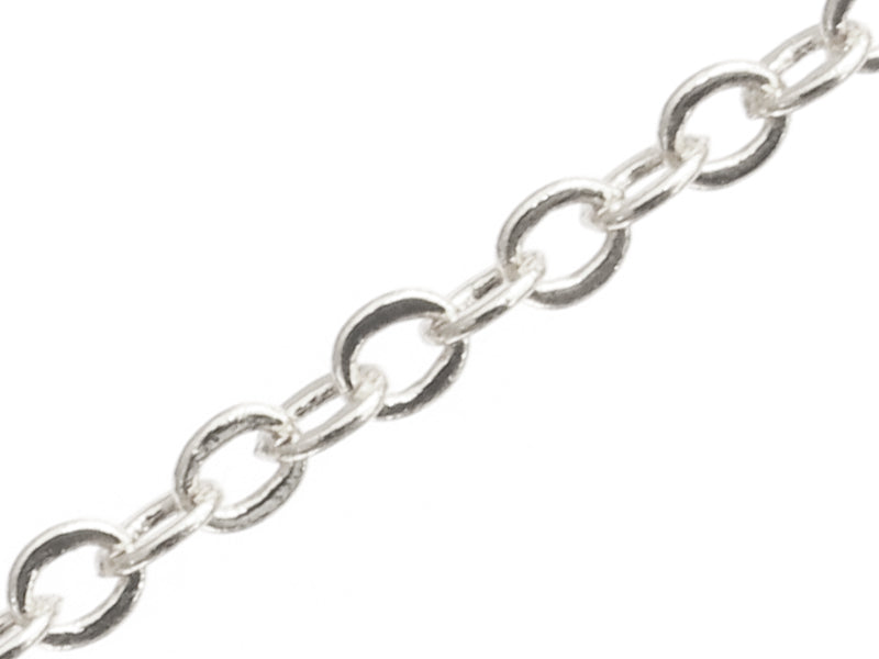 Achat Chaine forçat 2 x 2,4 mm - flash argent 925 x 20 cm