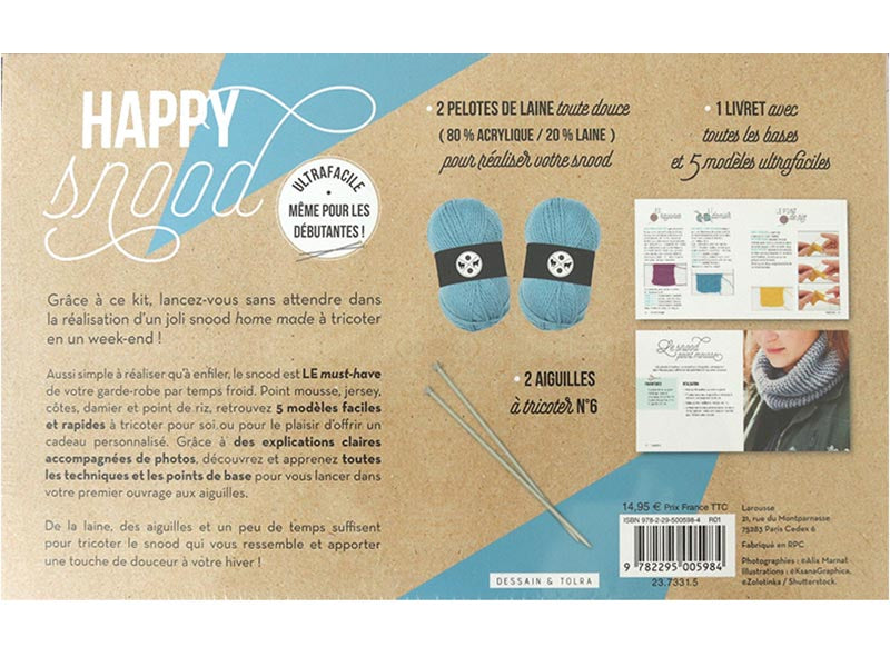 Achat Coffret livre Happy snood