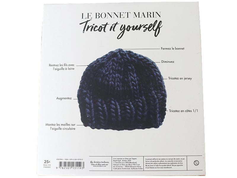Achat Coffret bonnet marin à tricoter