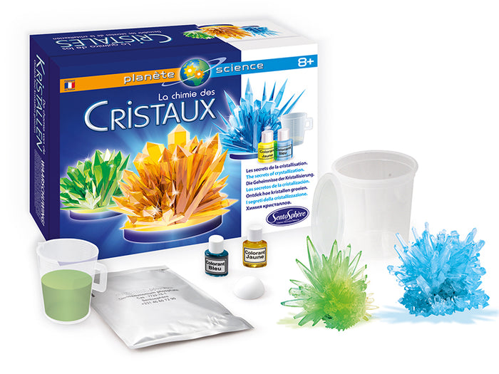 Achat Coffret d'expériences scientifiques -La chimie des cristaux