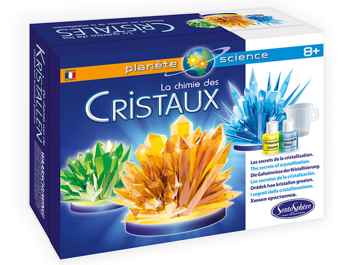 Achat Coffret d'expériences scientifiques -La chimie des cristaux