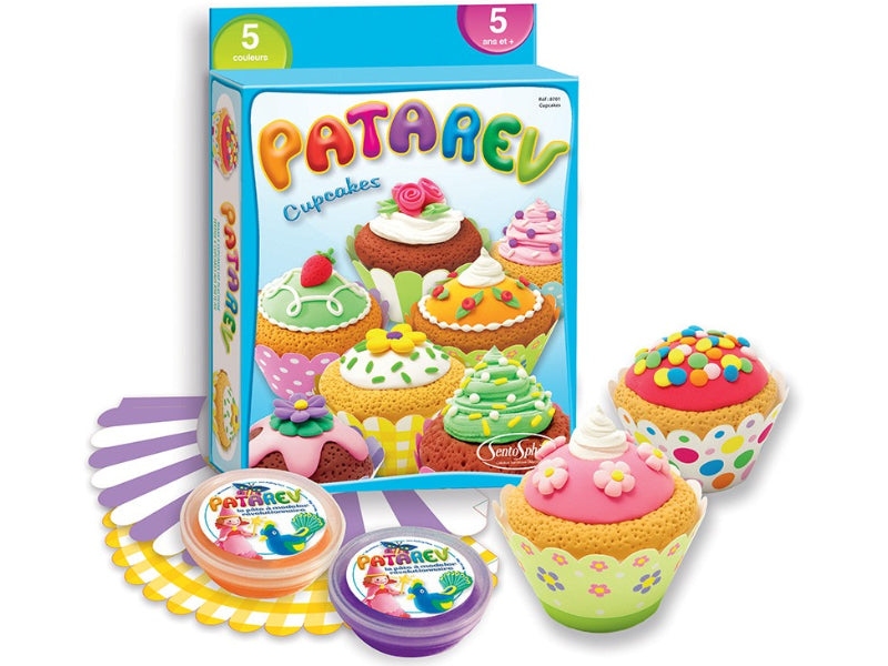 Achat Pate à modeler Patarev - blister - cupcakes