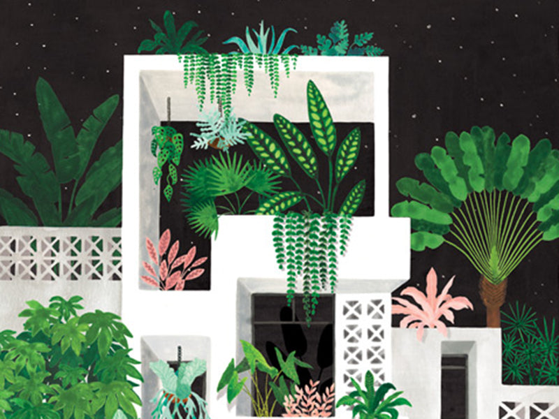 Achat Carte aquarelle - Miami by night - ATWS