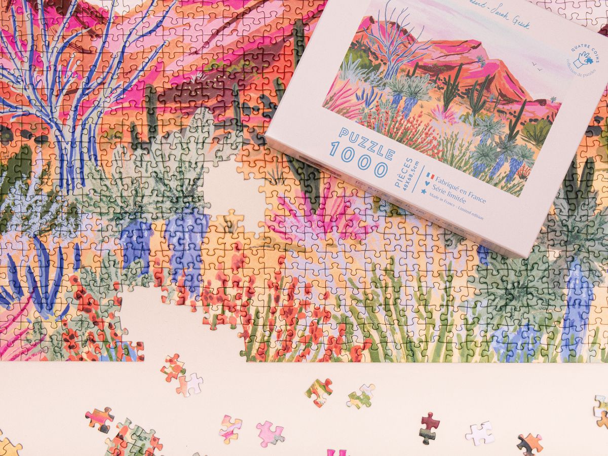 Puzzle Bright Desert par Sarah Gesek - 1000 pièces