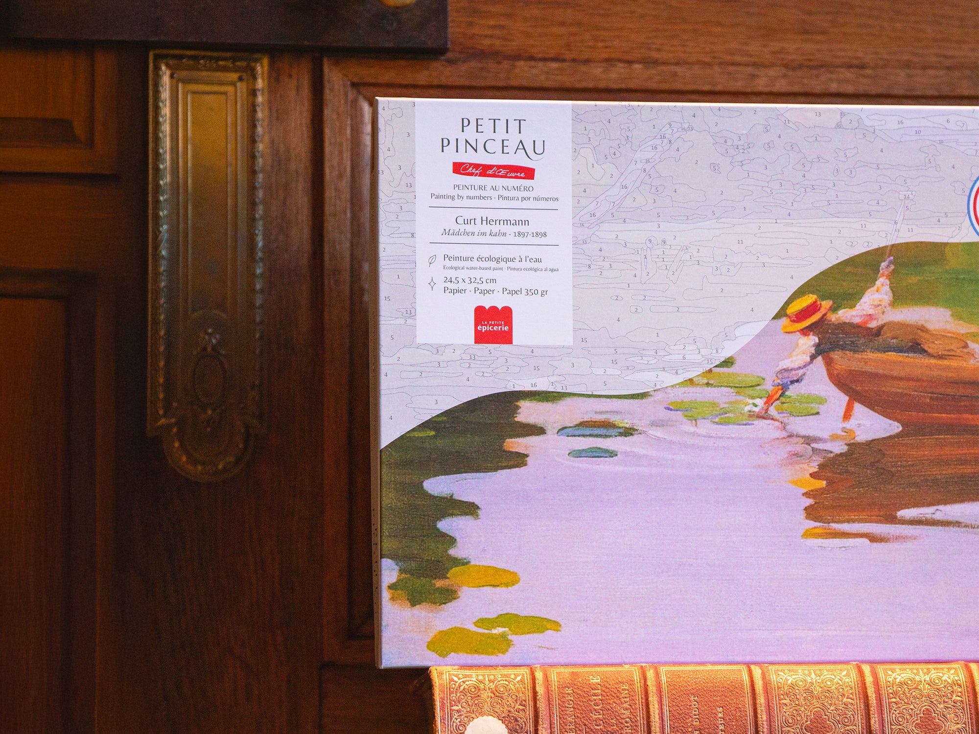 Coffret peinture au numéro - Petit Pinceau - Mâdchen Im Kahn, Curt Herrmann