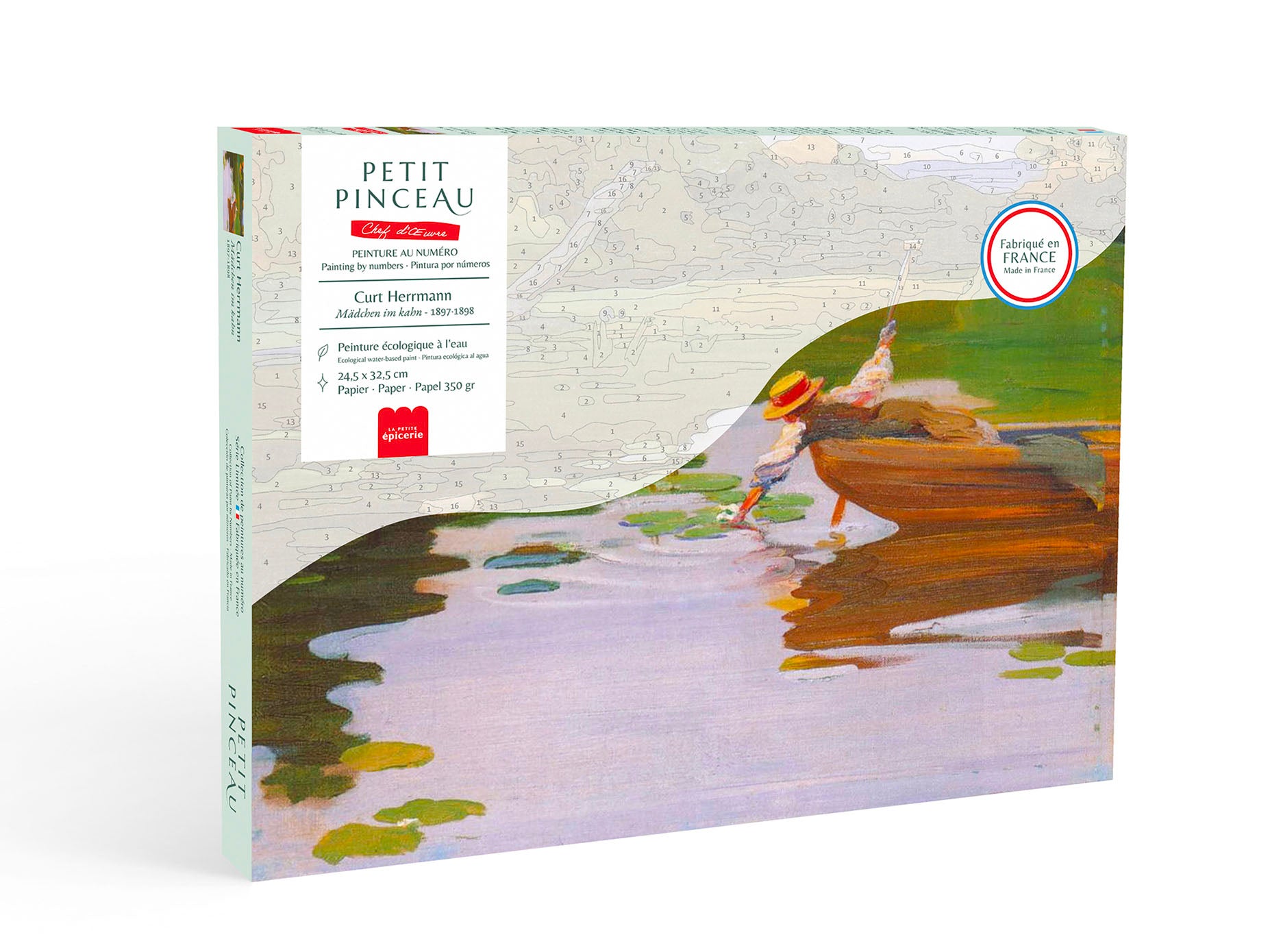 Achat Coffret peinture au numéro - Petit Pinceau - Mâdchen Im Kahn, Curt Herrmann