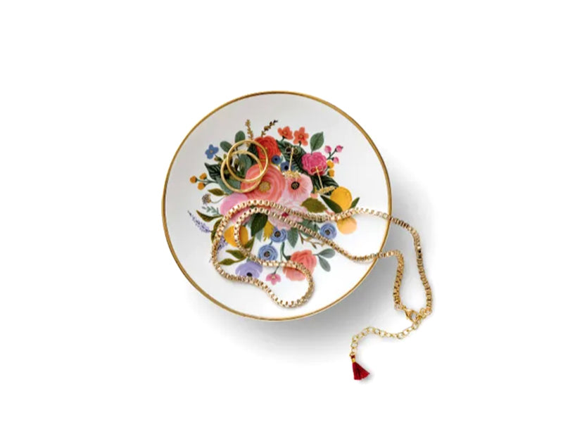 achat Vide poche en porcelaine - Garden Party