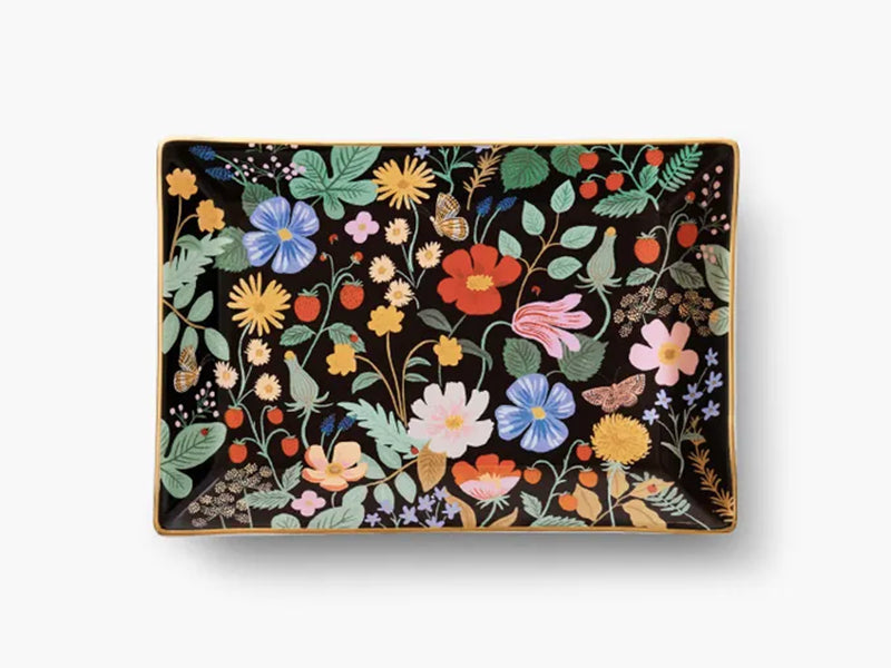 Achat Vide poche en porcelaine - Strawberry Fields