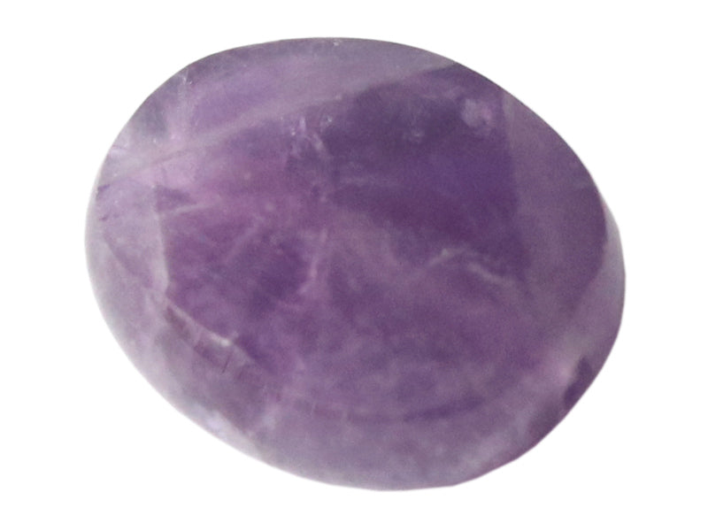 Achat Perle naturelle à facettes ovale - Amethyste - 10 x 8 mm