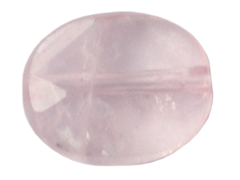 achat Perle naturelle à facettes ovale -  Quartz rose - 10 x 8 mm