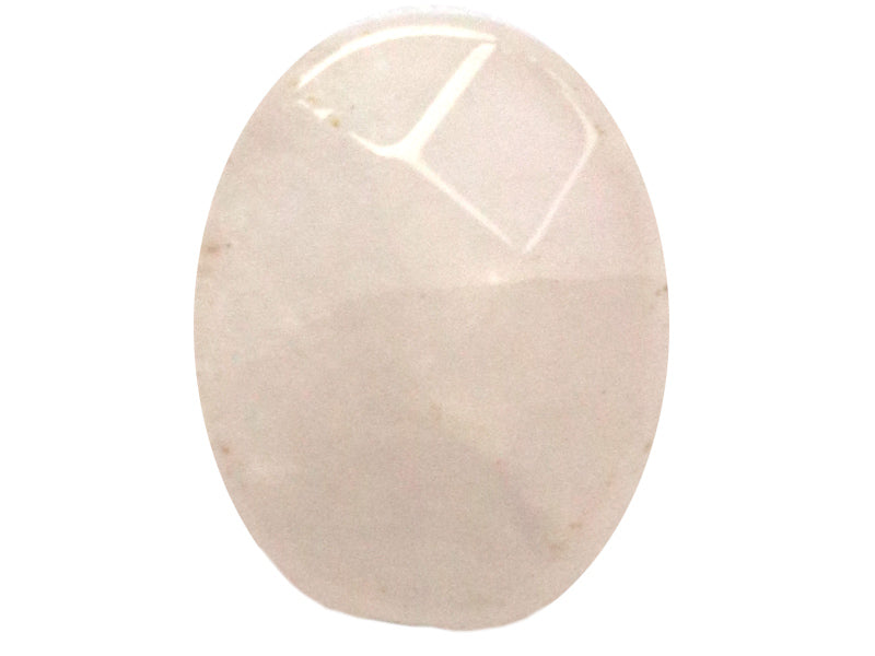 Achat Perle naturelle à facettes ovale - Quartz rose - 10 x 8 mm