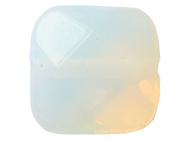Achat Perle à facettes carré - Opalite - 8 x 8 mm