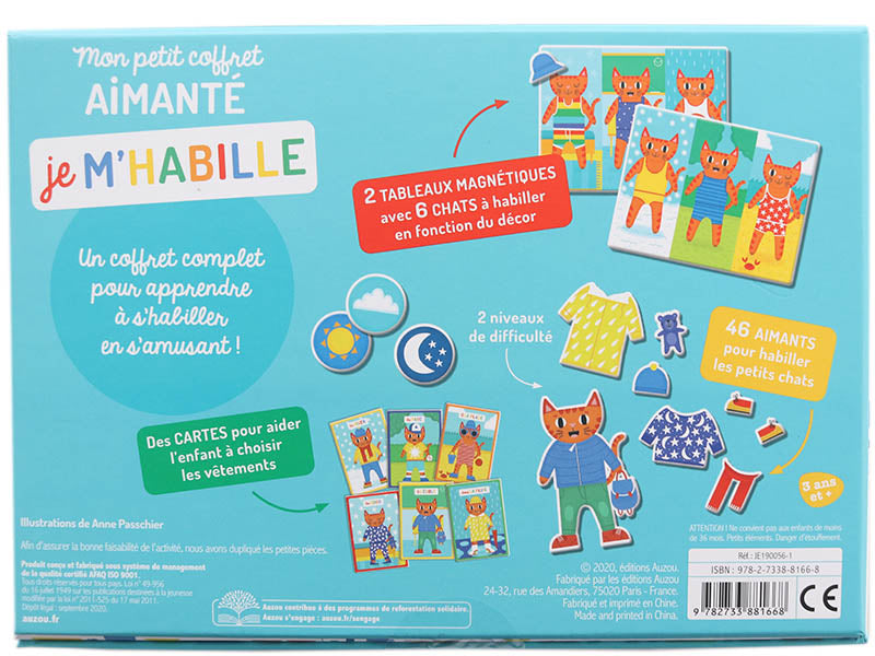 achat Mon petit coffret aimanté - Je m'habille