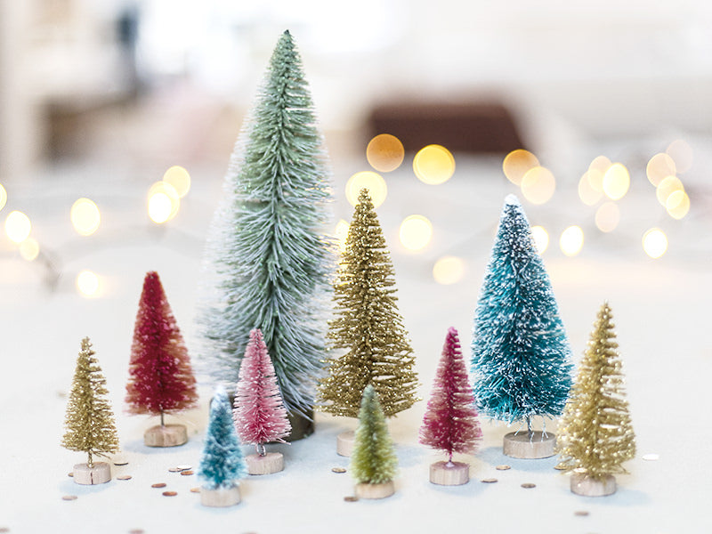 Achat Pack petits sapins à teindre - Nature