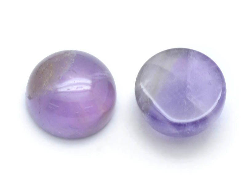 Achat Cabochon rond Améthyste - 8 mm