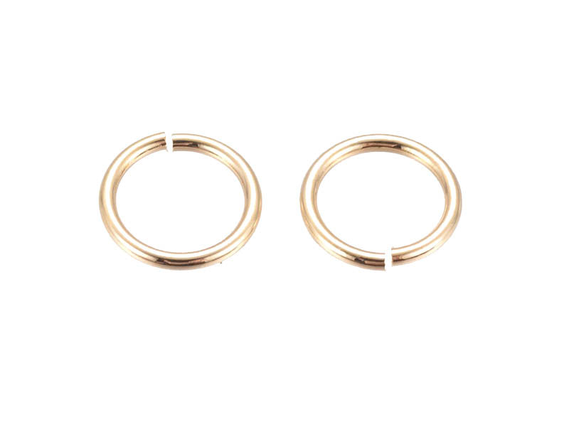 Achat 15 anneaux 7 mm - doré à l'or fin 18k