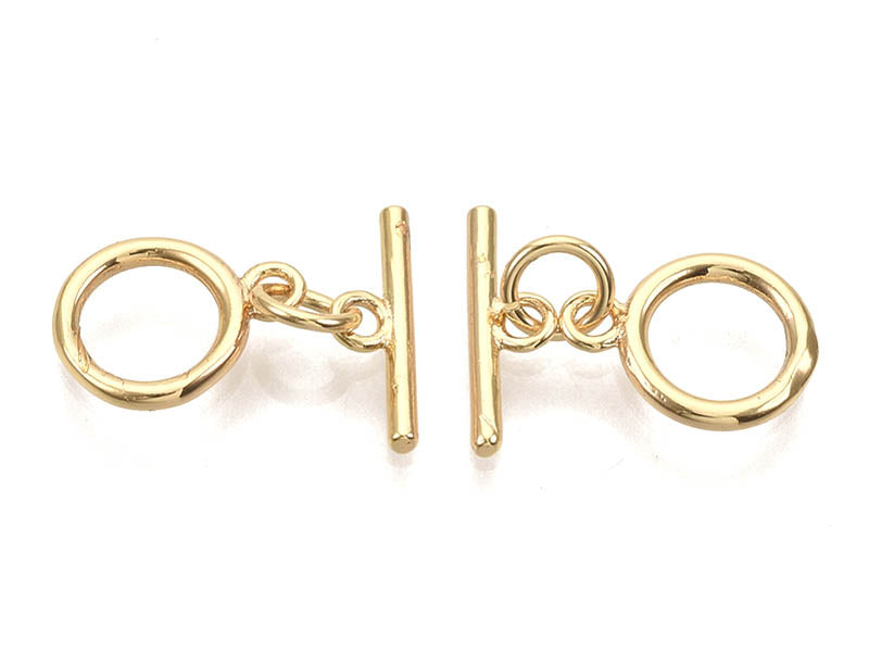 achat 1 fermoir Toogle - doré à l'or fin 18k - 12 mm