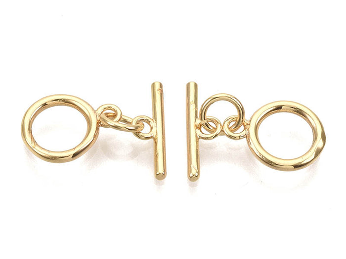 Achat 1 fermoir Toogle - doré à l'or fin 18k - 12 mm