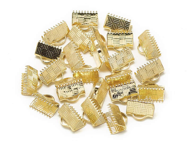 achat 1 fermoir griffe 10 mm - doré à l'or fin 18k