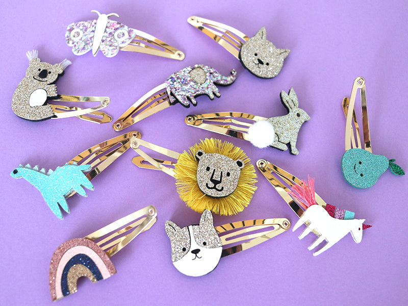 achat Barrettes cheveux - Arc-en-ciel