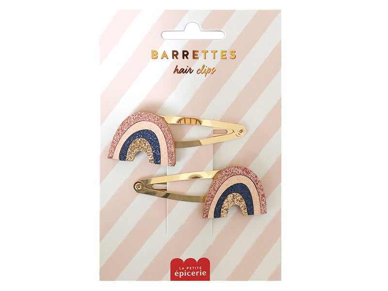 Achat Barrettes cheveux - Arc-en-ciel